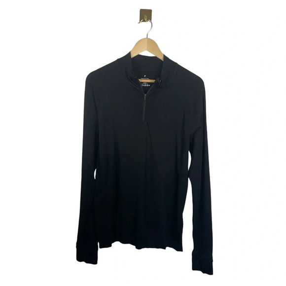 Fabletics Men’s The Training Day Quarter Zip in Black Size L - Picture 8 of 12